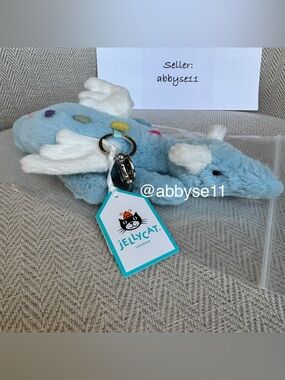 Jellycat Sky Dragon Bag Charm - Authentic - Brand New With Tags - Fast Ship